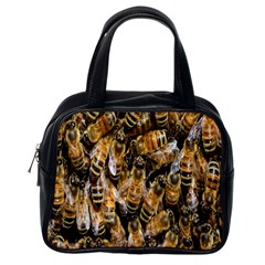 Honey Bee Water Buckfast Classic Handbags (one Side) by Nexatart