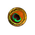 Peacock Feather Eye Hat Clip Ball Marker Front