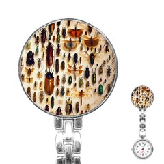 Insect Collection Stainless Steel Nurses Watch by Nexatart