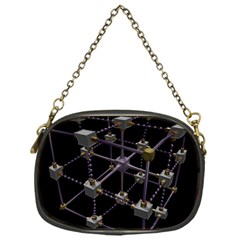 Grid Construction Structure Metal Chain Purses (one Side)  by Nexatart
