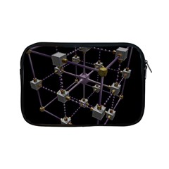 Grid Construction Structure Metal Apple Ipad Mini Zipper Cases