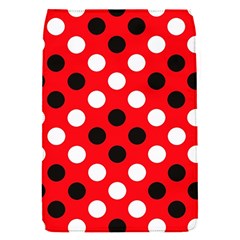 Red & Black Polka Dot Pattern Flap Covers (s)  by Nexatart