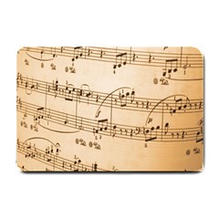 Music Notes Background Small Doormat  by Nexatart