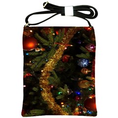 Night Xmas Decorations Lights  Shoulder Sling Bags