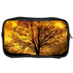 Moon Tree Kahl Silhouette Toiletries Bags by Nexatart