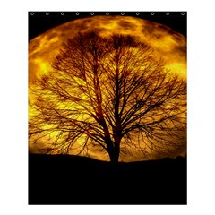 Moon Tree Kahl Silhouette Shower Curtain 60  X 72  (medium) 
