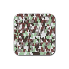 Pattern Triangles Random Seamless Rubber Coaster (square) 