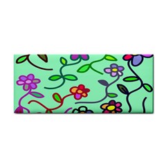 Flowers Floral Doodle Plants Cosmetic Storage Cases by Nexatart