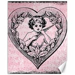 Heart Drawing Angel Vintage Canvas 16  x 20   15.75 x19.29  Canvas - 1