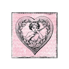 Heart Drawing Angel Vintage Satin Bandana Scarf by Nexatart