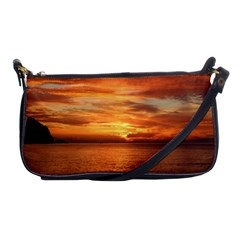 Sunset Sea Afterglow Boot Shoulder Clutch Bags by Nexatart