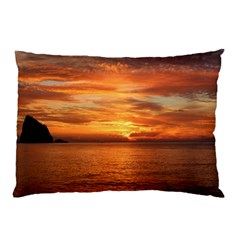 Sunset Sea Afterglow Boot Pillow Case (two Sides)