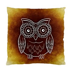 Owl Abstract Funny Pattern Standard Cushion Case (one Side)