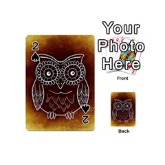 Owl Abstract Funny Pattern Playing Cards 54 (mini)  by Nexatart