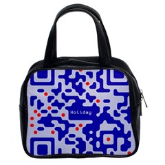 Qr Code Congratulations Classic Handbags (2 Sides) by Nexatart