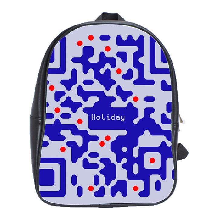 Qr Code Congratulations School Bags(Large) 