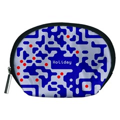 Qr Code Congratulations Accessory Pouches (medium)  by Nexatart