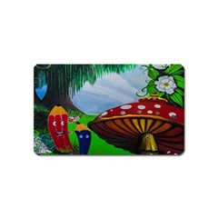 Kindergarten Painting Wall Colorful Magnet (name Card) by Nexatart