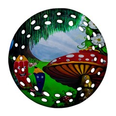 Kindergarten Painting Wall Colorful Ornament (round Filigree)