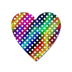 Pattern Template Shiny Heart Magnet