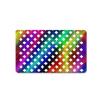 Pattern Template Shiny Magnet (Name Card) Front