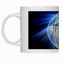 Energy Revolution Current White Mugs by Nexatart