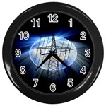 Energy Revolution Current Wall Clocks (Black) Front