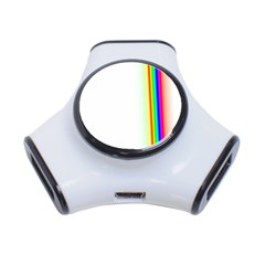 Rainbow Side Background 3-port Usb Hub