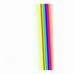 Rainbow Side Background Small Garden Flag (two Sides) by Nexatart