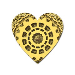 Gears Heart Magnet