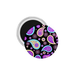 Paisley Pattern Background Colorful 1.75  Magnets