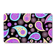 Paisley Pattern Background Colorful Magnet (Rectangular)