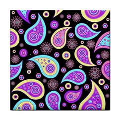 Paisley Pattern Background Colorful Face Towel