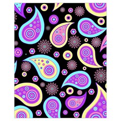 Paisley Pattern Background Colorful Drawstring Bag (Small)