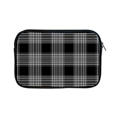 Plaid Checks Background Black Apple Ipad Mini Zipper Cases by Nexatart
