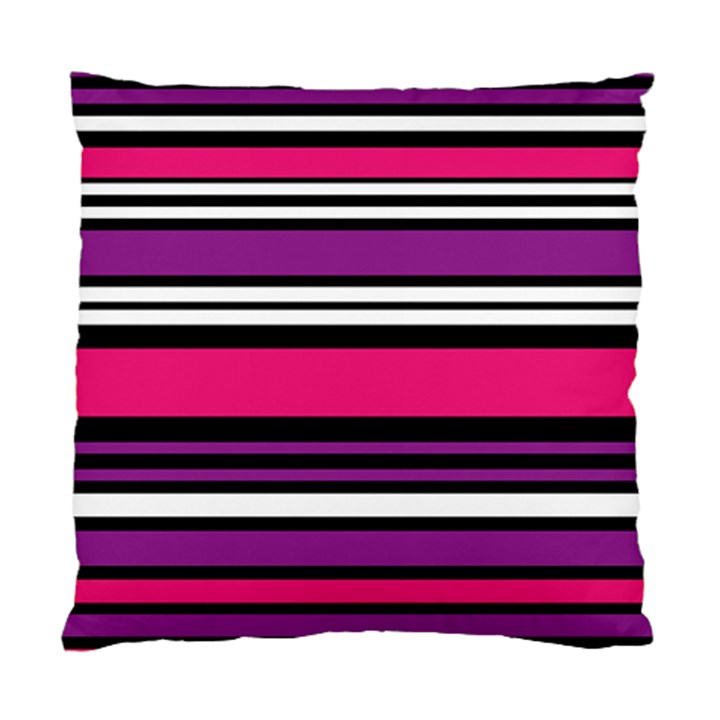 Stripes Colorful Background Standard Cushion Case (Two Sides)