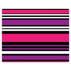 Stripes Colorful Background Double Sided Flano Blanket (medium)  by Nexatart