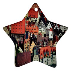 Tilt Shift Of Urban View During Daytime Star Ornament (two Sides) by Nexatart