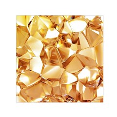 Golden Crystals Small Satin Scarf (square)