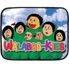 Walabookies-cover (1) Mini Fleece Blanket (single Sided)