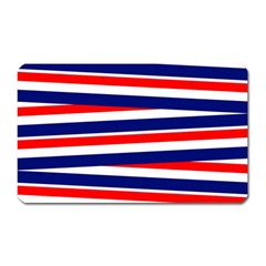 Red White Blue Patriotic Ribbons Magnet (rectangular)