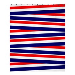 Red White Blue Patriotic Ribbons Shower Curtain 60  X 72  (medium)  by Nexatart