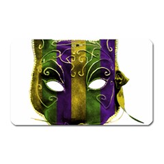 Catwoman Mardi Gras Mask Magnet (rectangular) by dflcprints
