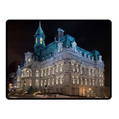 Montreal Quebec Canada Building Double Sided Fleece Blanket (Small) 
