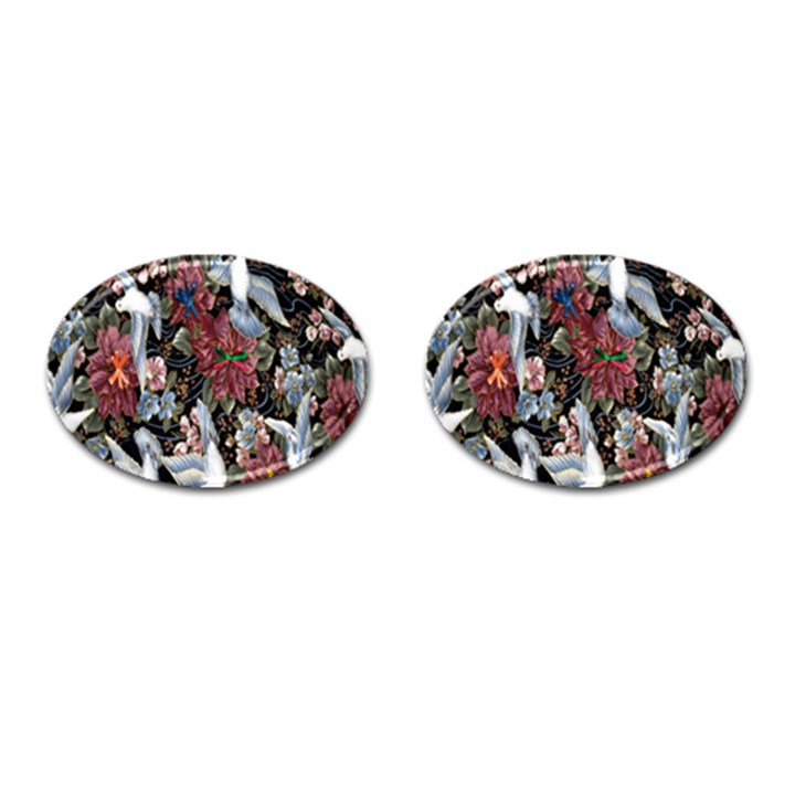 Quilt Cufflinks (Oval)