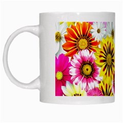 Flowers Blossom Bloom Nature Plant White Mugs by Nexatart