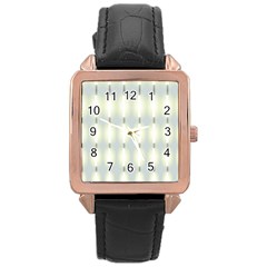 Lights Rose Gold Leather Watch 