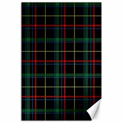 Plaid Tartan Checks Pattern Canvas 20  x 30  