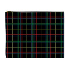 Plaid Tartan Checks Pattern Cosmetic Bag (XL)