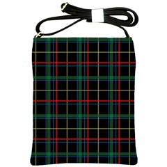 Plaid Tartan Checks Pattern Shoulder Sling Bags by Nexatart